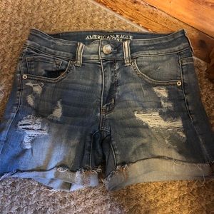 American Eagle super super stretch shorts